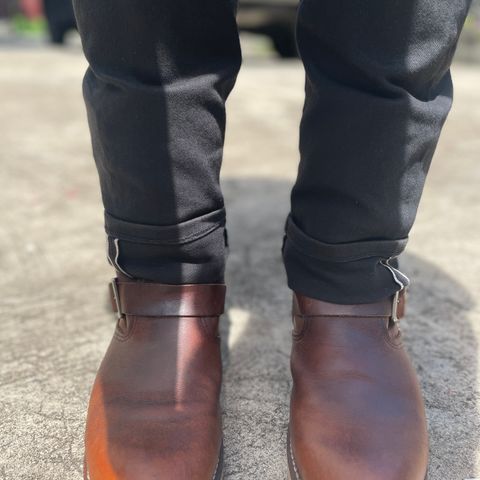 Red Wing Engineer in S.B. Foot Copper Rough and Tough