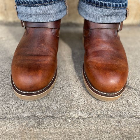 Red Wing Engineer in S.B. Foot Copper Rough and Tough