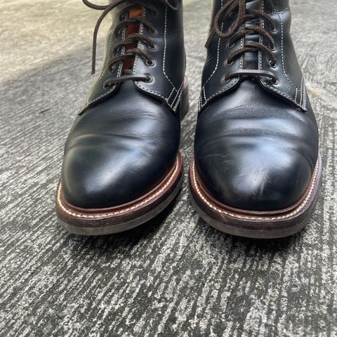 Caswell Lisbon in Horween Black Chromexcel