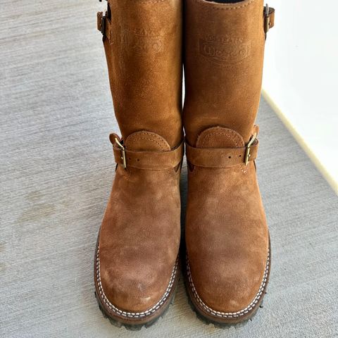 Wesco Boss Engineer Boot in Seidel Tanning Roughout Brown Leather
