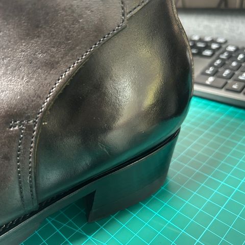 Clinch Jodhpur Boots in Black Overdyed Horsebutt