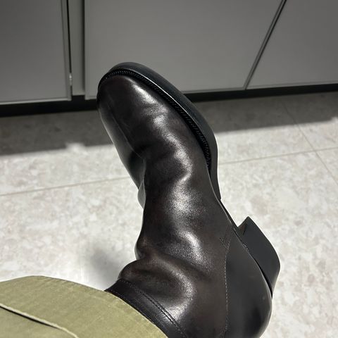 Clinch Jodhpur Boots in Black Overdyed Horsebutt