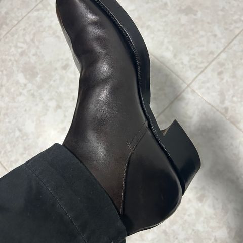 Clinch Jodhpur Boots in Black Overdyed Horsebutt