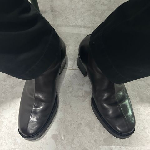 Clinch Jodhpur Boots in Black Overdyed Horsebutt