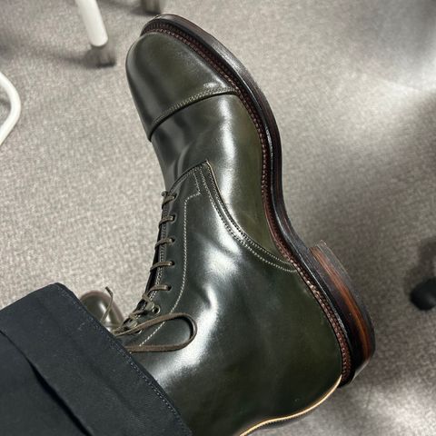 Viberg Halkett in Horween Old Bronze Shell Cordovan