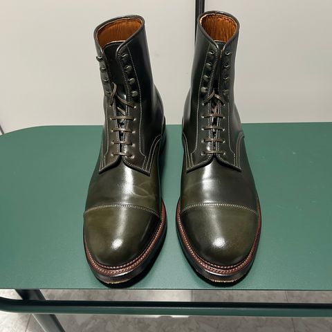 Viberg Halkett in Horween Old Bronze Shell Cordovan