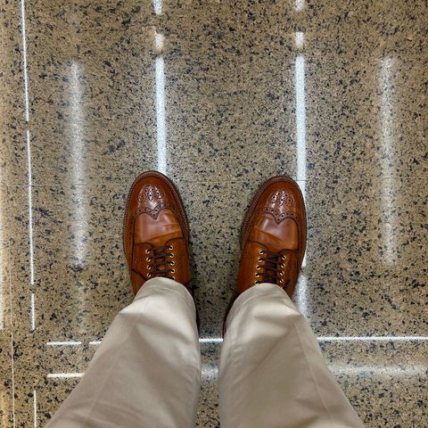 Alden Wingtip Boot in Horween Amaretto Shell Cordovan