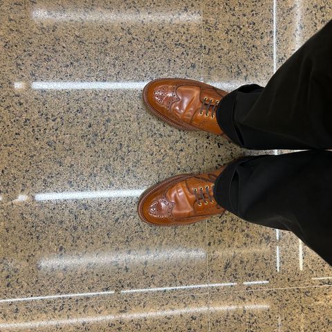 Alden Wingtip Boot in Horween Amaretto Shell Cordovan