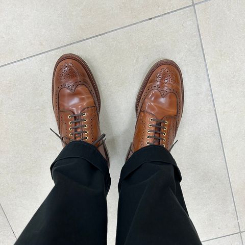 Alden Wingtip Boot in Horween Amaretto Shell Cordovan