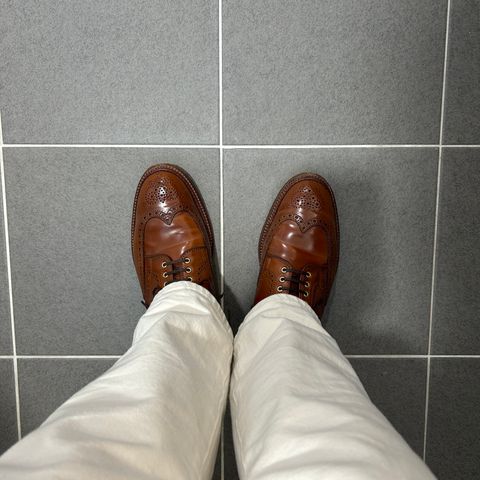 Alden Wingtip Boot in Horween Amaretto Shell Cordovan