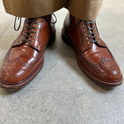 Alden Wingtip Boot in Horween Amaretto Shell Cordovan