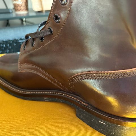 Role Club Boondockers in Horween Dark Cognac Shell Cordovan
