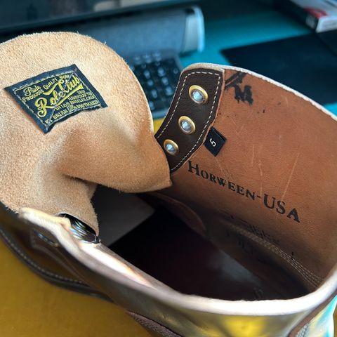 Role Club Boondockers in Horween Dark Cognac Shell Cordovan