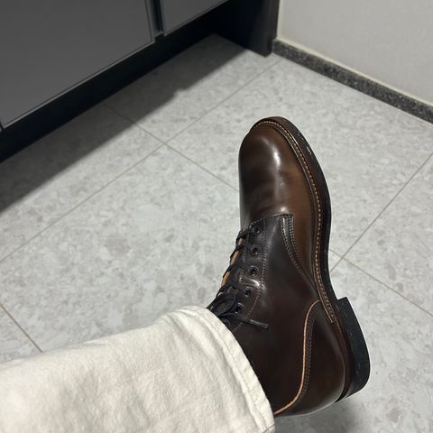 Role Club Boondockers in Horween Dark Cognac Shell Cordovan