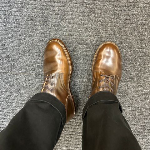 Role Club Boondockers in Horween Dark Cognac Shell Cordovan