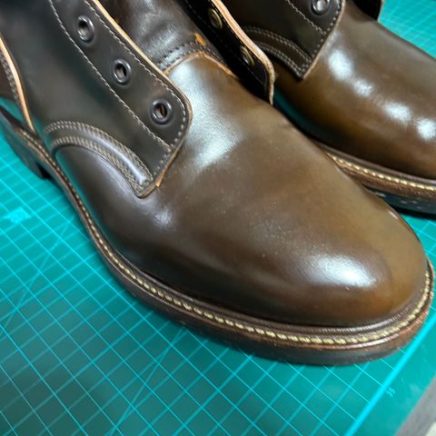 Role Club Boondockers in Horween Dark Cognac Shell Cordovan