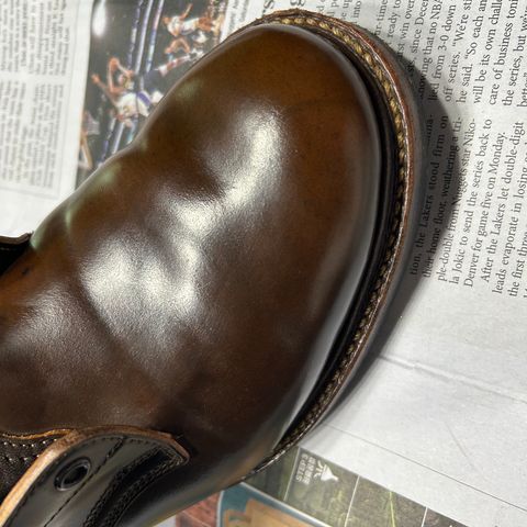 Role Club Boondockers in Horween Dark Cognac Shell Cordovan