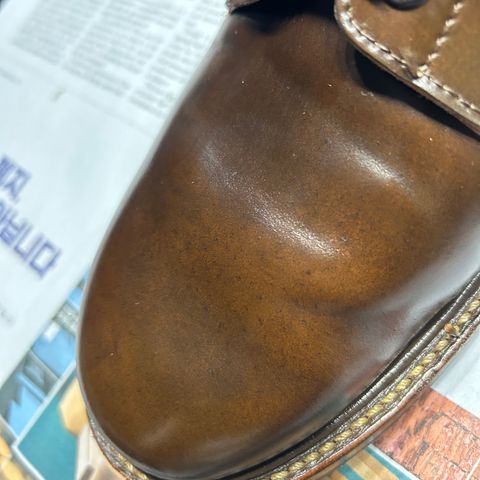 Role Club Boondockers in Horween Dark Cognac Shell Cordovan