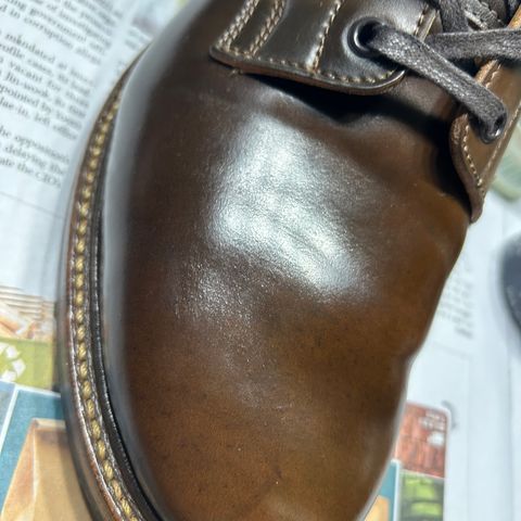 Role Club Boondockers in Horween Dark Cognac Shell Cordovan