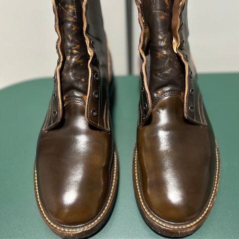 Role Club Boondockers in Horween Dark Cognac Shell Cordovan