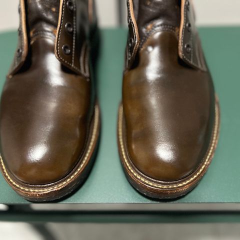 Role Club Boondockers in Horween Dark Cognac Shell Cordovan