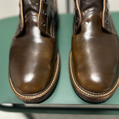 Role Club Boondockers in Horween Dark Cognac Shell Cordovan