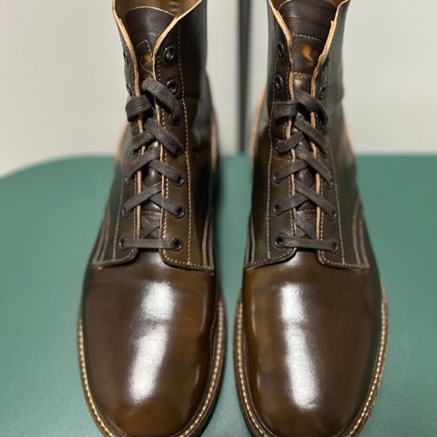 Role Club Boondockers in Horween Dark Cognac Shell Cordovan