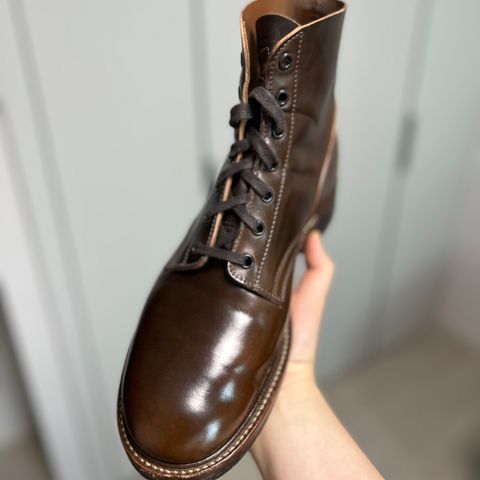 Role Club Boondockers in Horween Dark Cognac Shell Cordovan