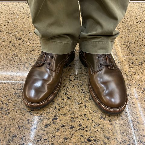 Role Club Boondockers in Horween Dark Cognac Shell Cordovan