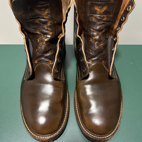 Role Club Boondockers in Horween Dark Cognac Shell Cordovan