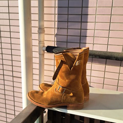 View photo of Briselblack The Keeper 'Type 2' Engineer Boot in Opera Marraca Ox Bacau