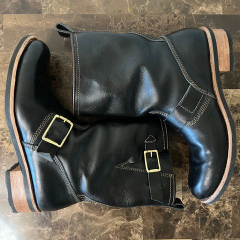 Craft & Glory Engineer Boots 2.0 in Full-Grain Buffalo Leather