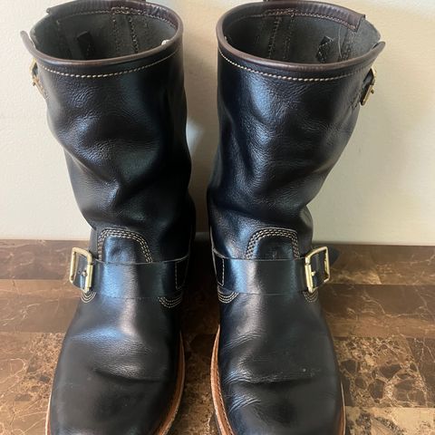 Craft & Glory Engineer Boots 2.0 in Full-Grain Buffalo Leather