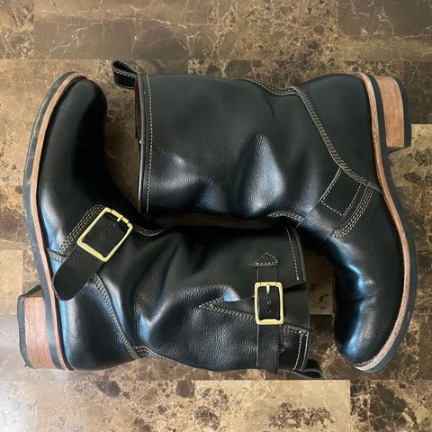 Craft & Glory Engineer Boots 2.0 in Full-Grain Buffalo Leather