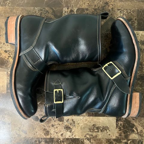 Craft & Glory Engineer Boots 2.0 in Full-Grain Buffalo Leather