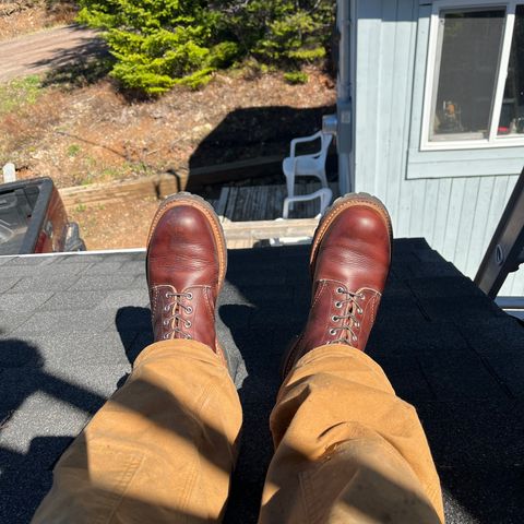 Red Wing Logger in S.B. Foot Briar Oil Slick