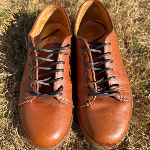 Crown Northampton Harlestone in Olive Oil Tan Horween Buffalo