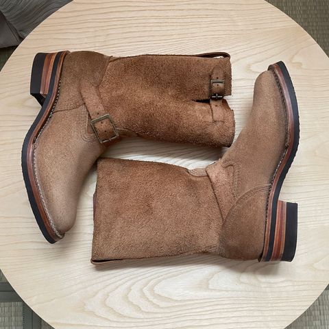 Wesco x Ship John Derroll Boot in Seidel British Tan Domain Roughout