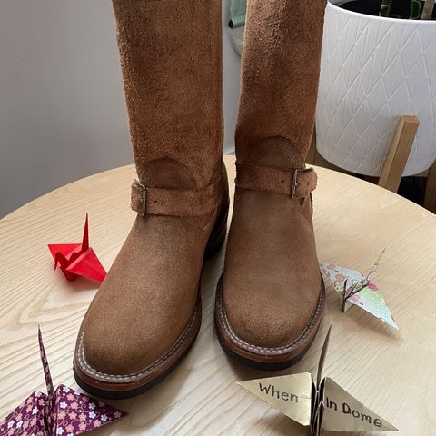 Wesco x Ship John Derroll Boot in Seidel British Tan Domain Roughout