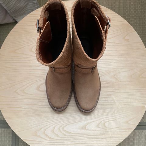 Wesco x Ship John Derroll Boot in Seidel British Tan Domain Roughout
