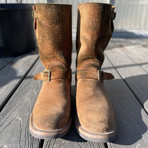 Wesco x Ship John Derroll Boot in Seidel British Tan Domain Roughout