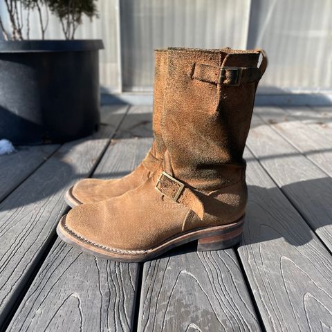 Wesco x Ship John Derroll Boot in Seidel British Tan Domain Roughout