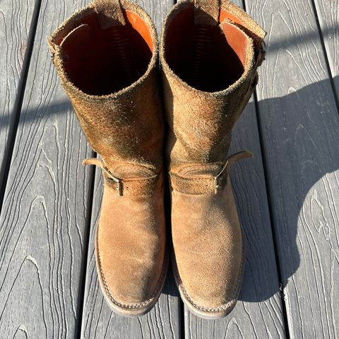 Wesco x Ship John Derroll Boot in Seidel British Tan Domain Roughout