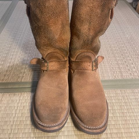 Wesco x Ship John Derroll Boot in Seidel British Tan Domain Roughout
