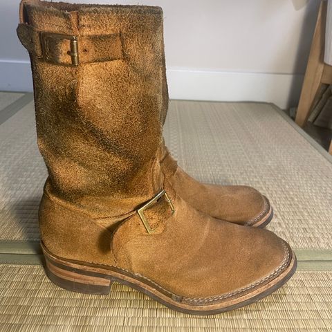 Wesco x Ship John Derroll Boot in Seidel British Tan Domain Roughout