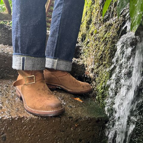 Wesco x Ship John Derroll Boot in Seidel British Tan Domain Roughout