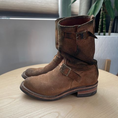 Wesco x Ship John Derroll Boot in Seidel British Tan Domain Roughout