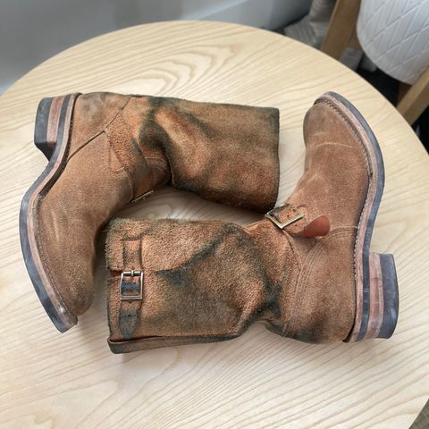 Wesco x Ship John Derroll Boot in Seidel British Tan Domain Roughout