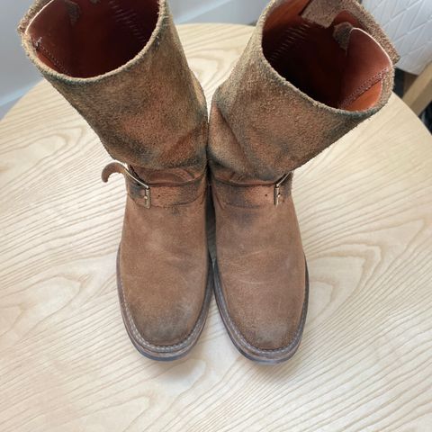 Wesco x Ship John Derroll Boot in Seidel British Tan Domain Roughout