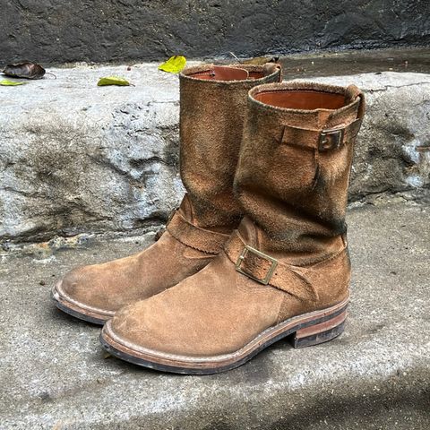 Wesco x Ship John Derroll Boot in Seidel British Tan Domain Roughout